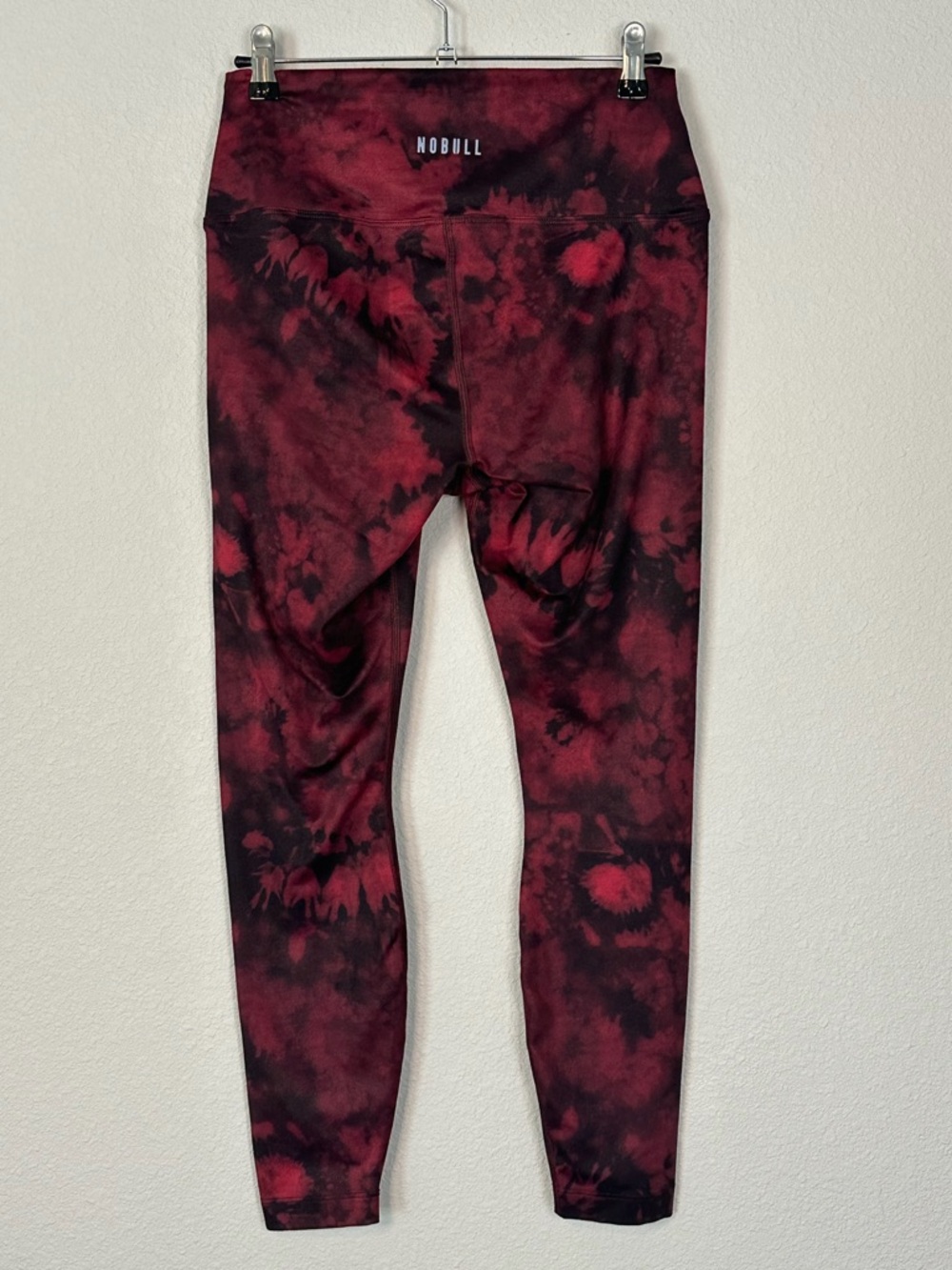 NoBull Red and Black (Lava) Tie-Dye High Rise Matte Leggings 28” - Size M - Picture 4 of 8